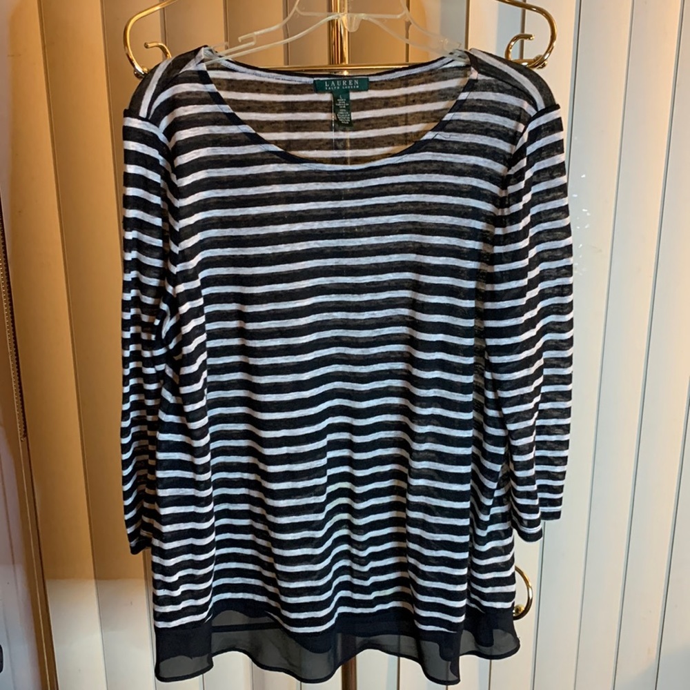 100% Linen RALPH LAUREN top